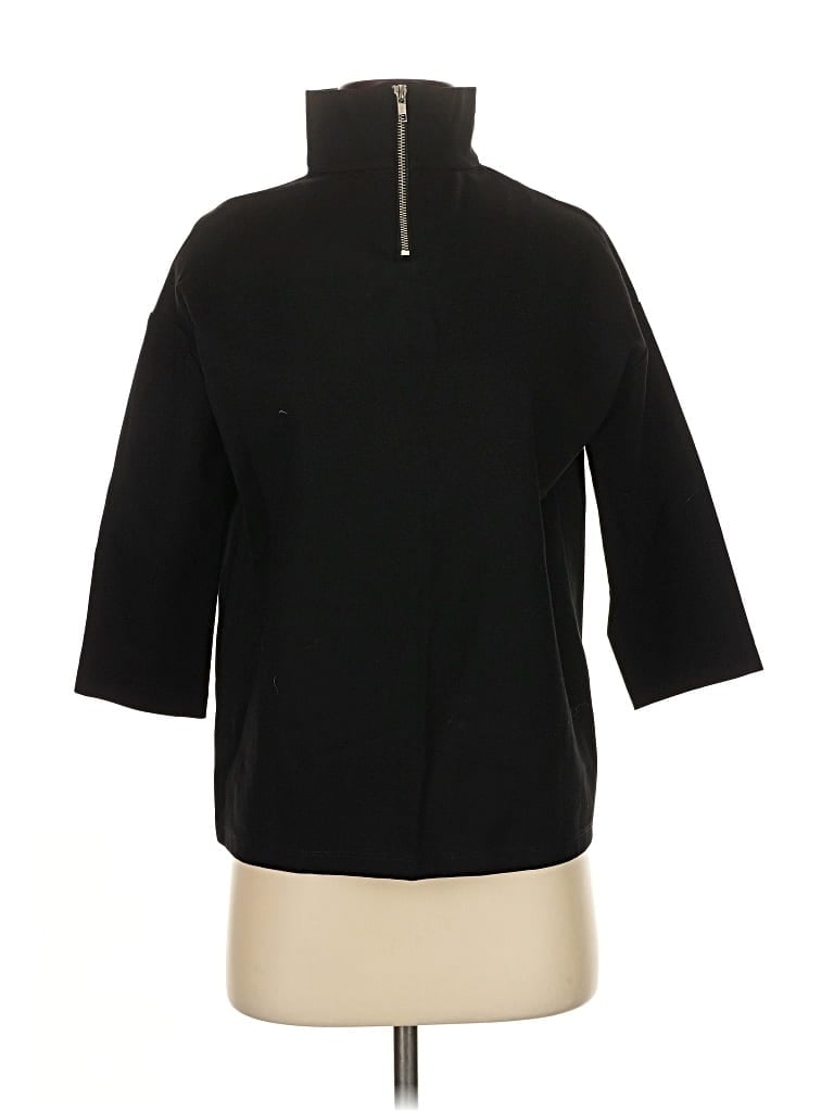 Pre-owned Emerson Fry 3/4 Sleeve Top Black Turtleneck Tops