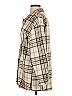 HL Affair 100% Polyester Plaid Ivory Coat Size S - photo 5