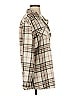 HL Affair 100% Polyester Plaid Ivory Coat Size S - photo 4