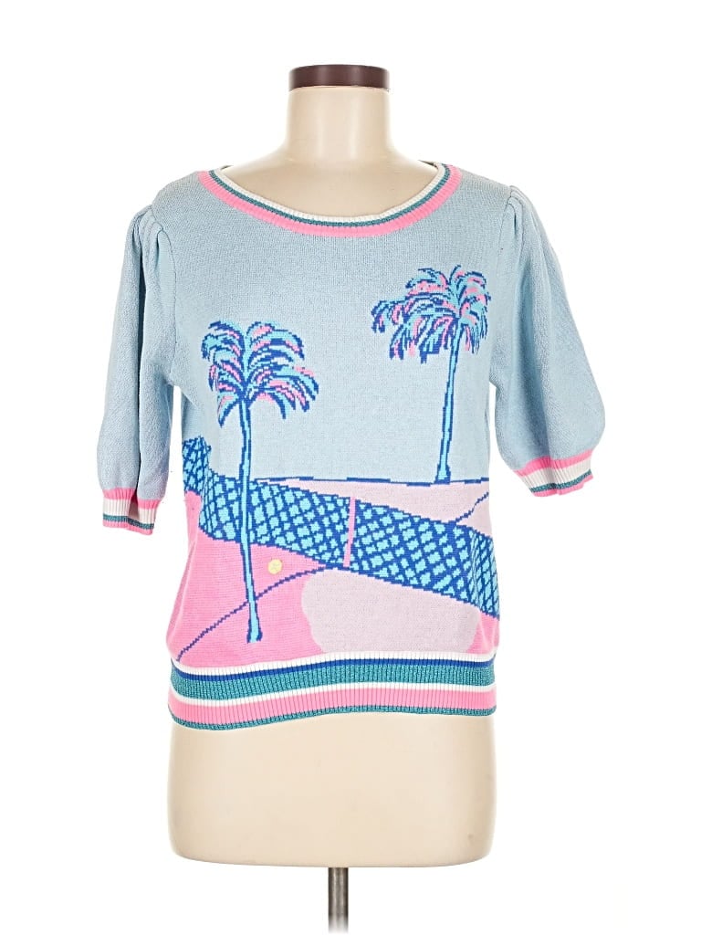 Pre-owned Lilly Pulitzer Pullover Sweater In Blue