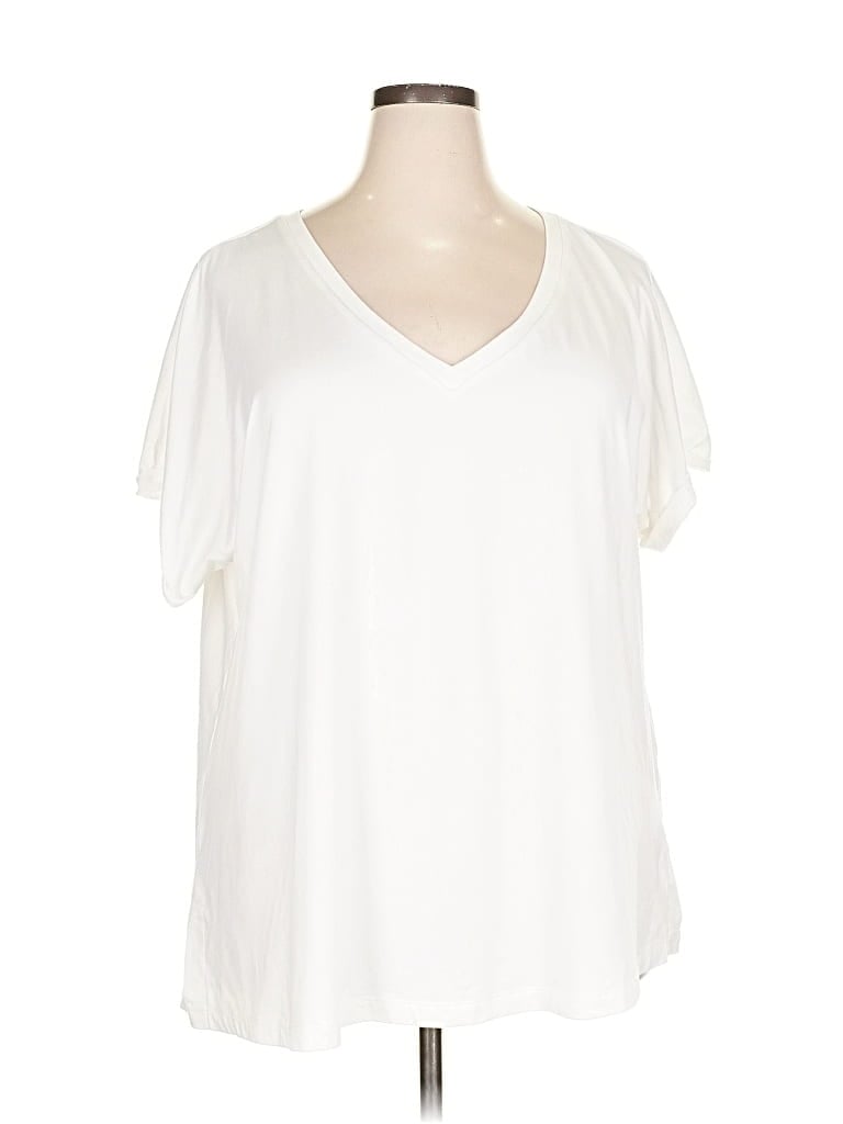 Pre-owned Cato Short Sleeve T-shirt In White