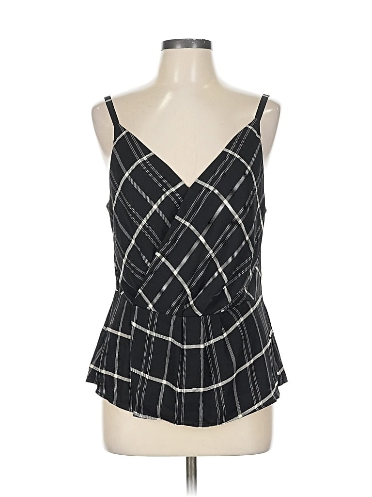 Pre-owned Cabi Sleeveless Blouse In Black