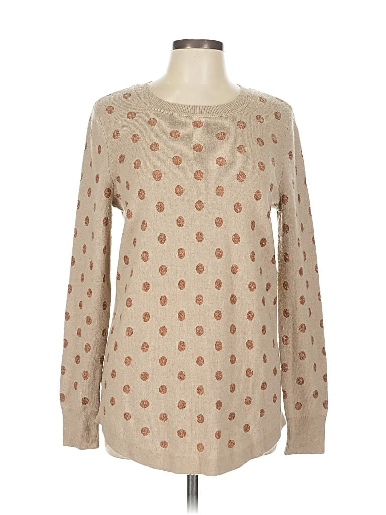 Pre-owned Ann Taylor Loft Pullover Sweater In Brown