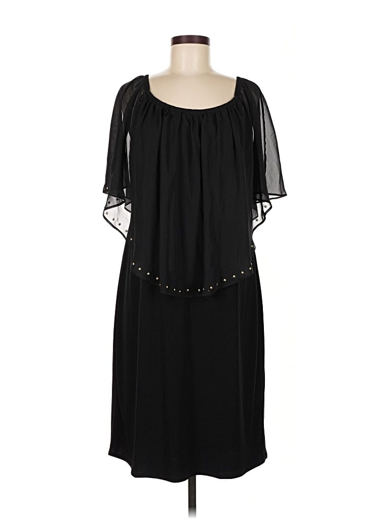 Pre-owned Jm Collection Casual Dress In Black