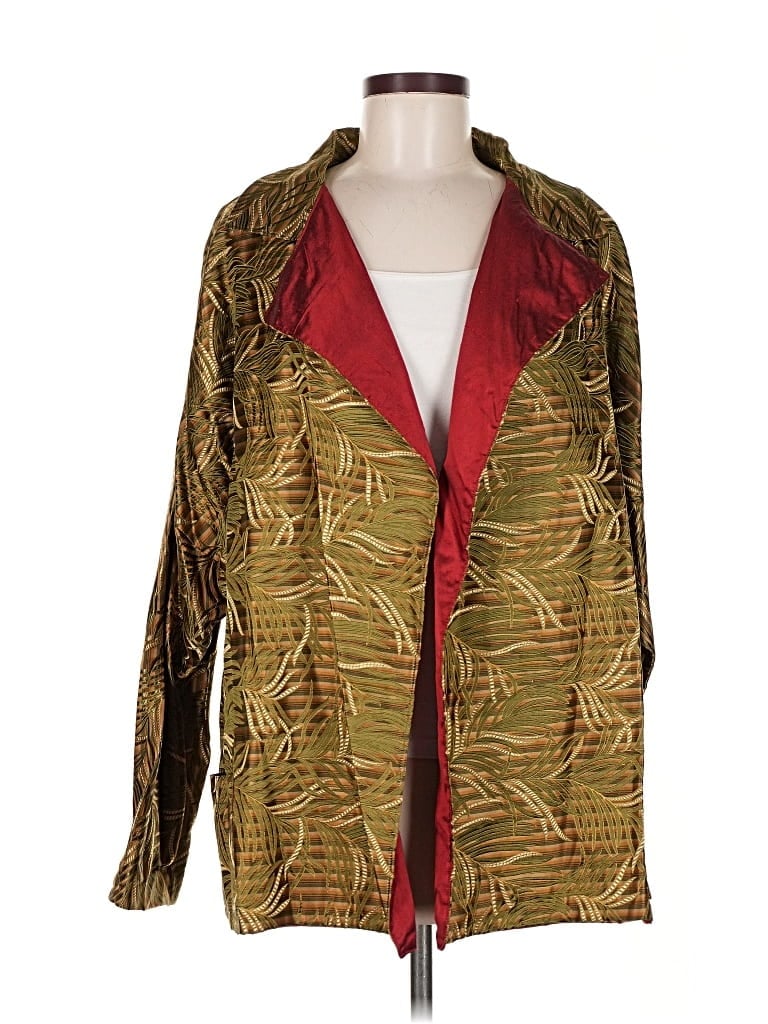 Pre-owned Assorted Brands Jacket In Gold