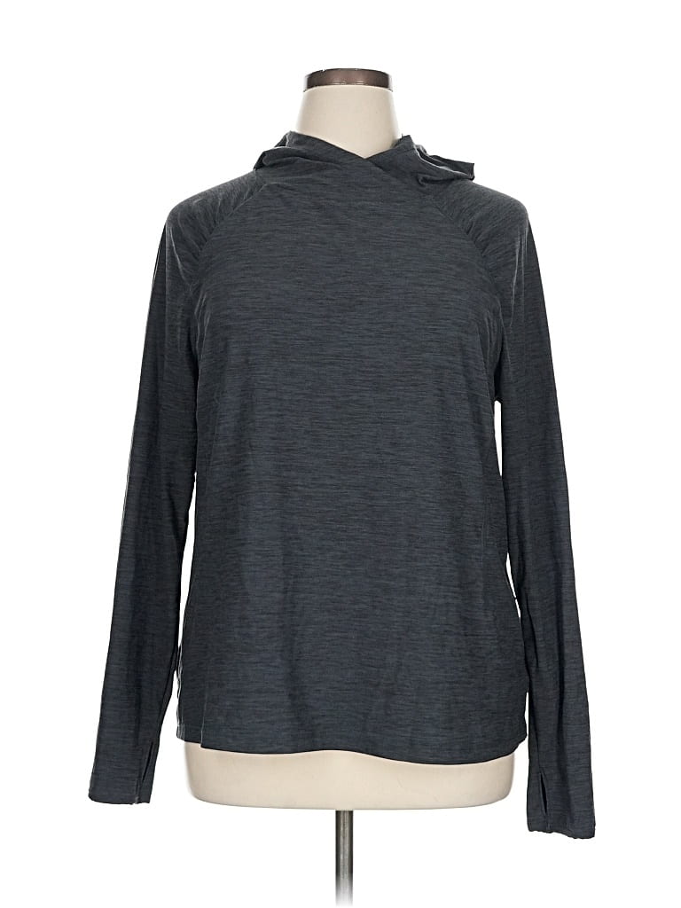 Pre-owned Danskin Now Cardigan Sweater In Gray