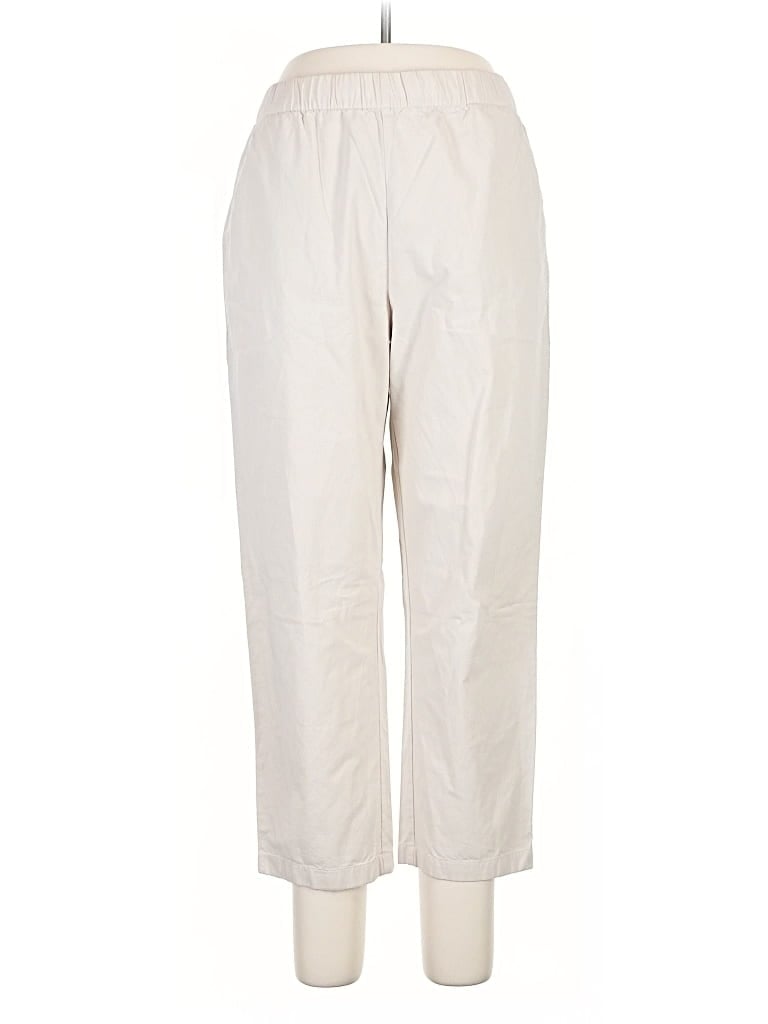 Pre-owned Uniqlo Casual Pants In White
