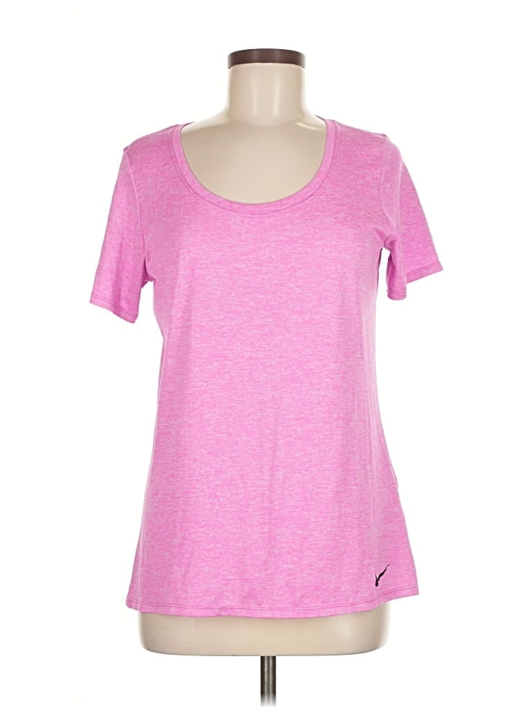 Pre-owned Nike Active T-shirt In Pink