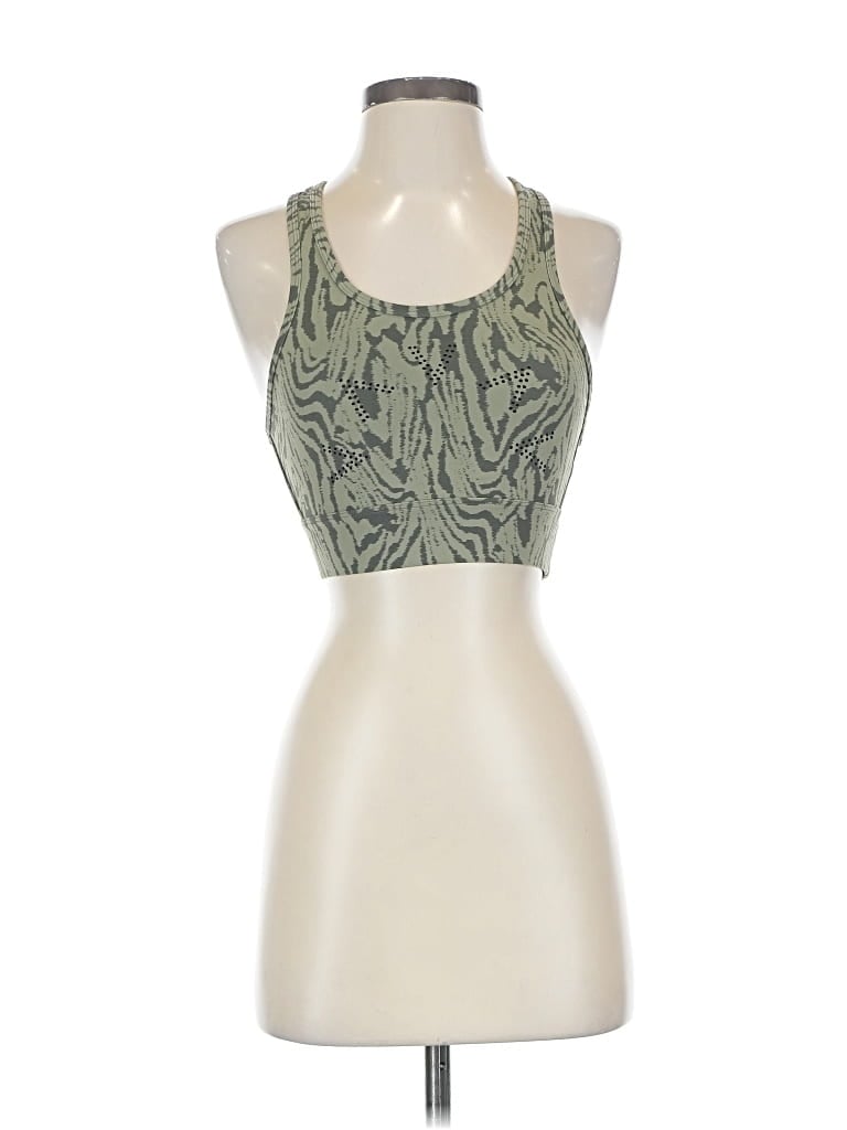 Pre-owned Varley Tank Top Green Halter Neckline Tops