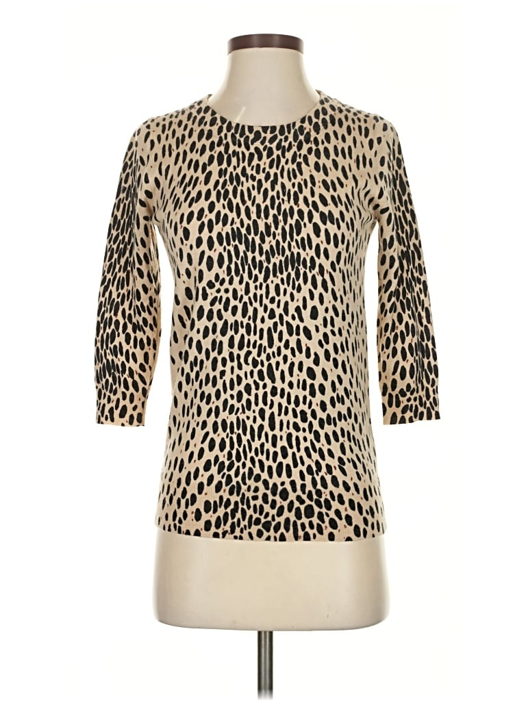 Pre-owned J.crew Factory Store Wool Pullover Sweater In Brown