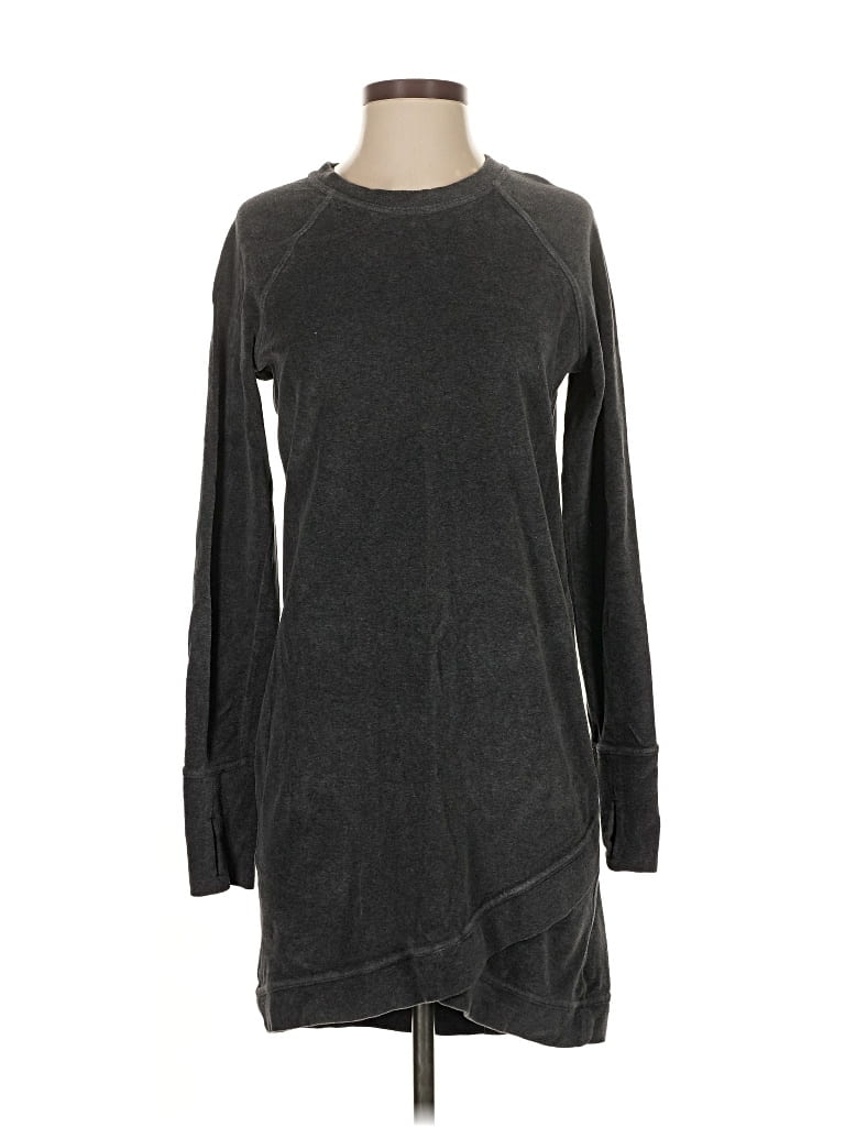 Pre-owned Athleta Pullover Sweater In Gray