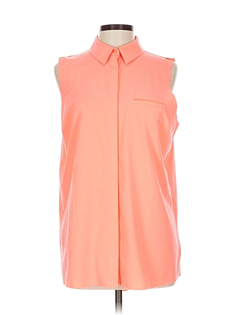 Pre-owned Athleta Sleeveless Blouse In Orange
