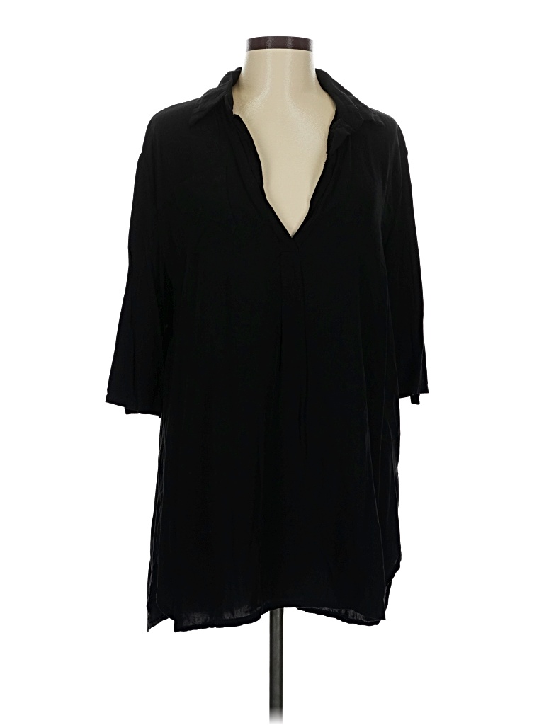 Pre-owned Ekouaer Casual Dress In Black