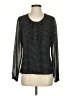 Talbots Outlet 100% Polyester Black Long Sleeve Blouse Size S - photo 1