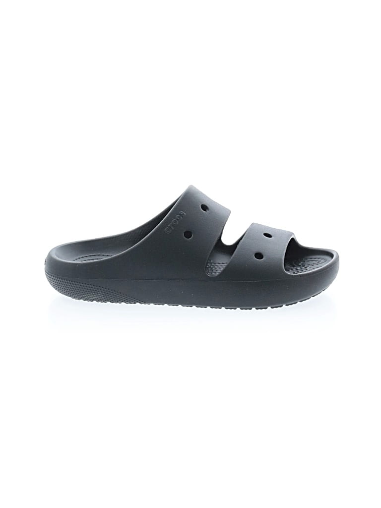 Pre-owned Crocs Sandals In Black