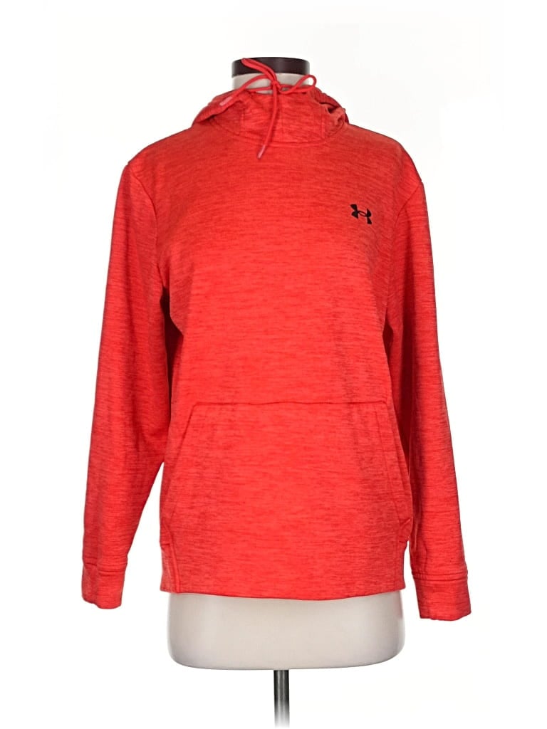 Pre-owned Under Armour Pullover Hoodie In Red