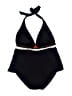 SPANX Solid Black One Piece Swimsuit Size 12 - photo 2