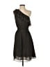 Hazel 100% Polyester Polka Dots Black Cocktail Dress Size S - photo 1