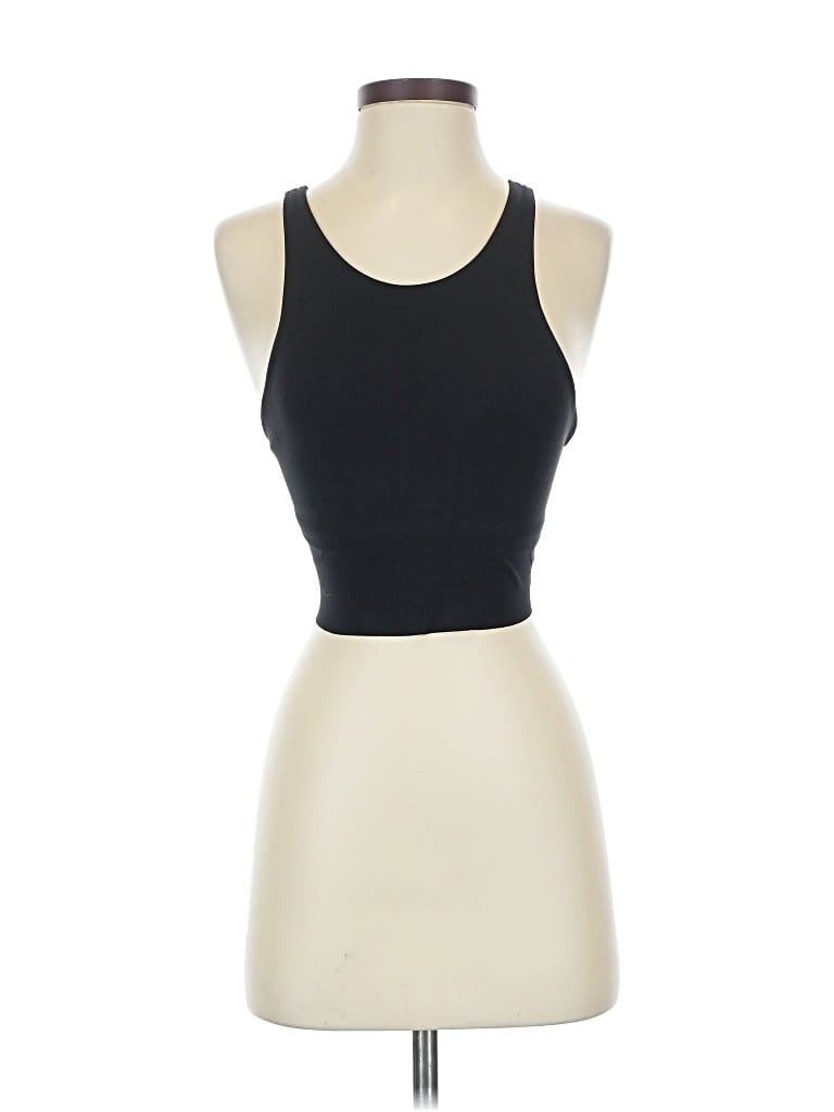 Pre-owned Nike Tank Top Black Halter Neckline Tops