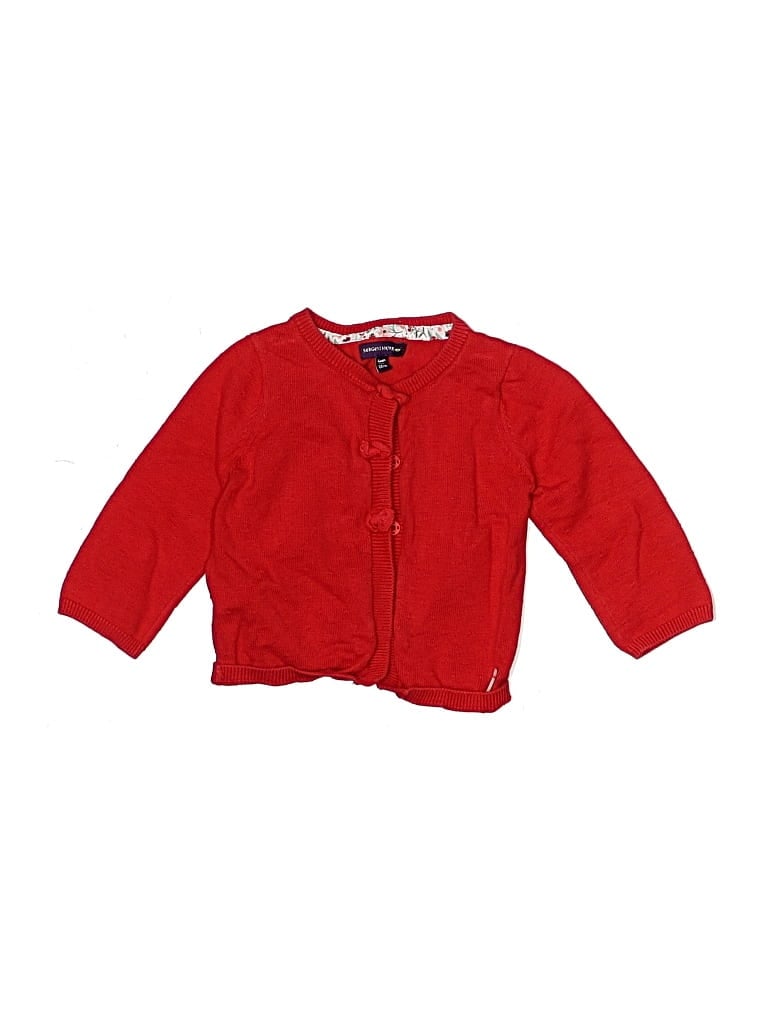 Pre-owned Sergent Major Babies' Cardigan Sweater In Red