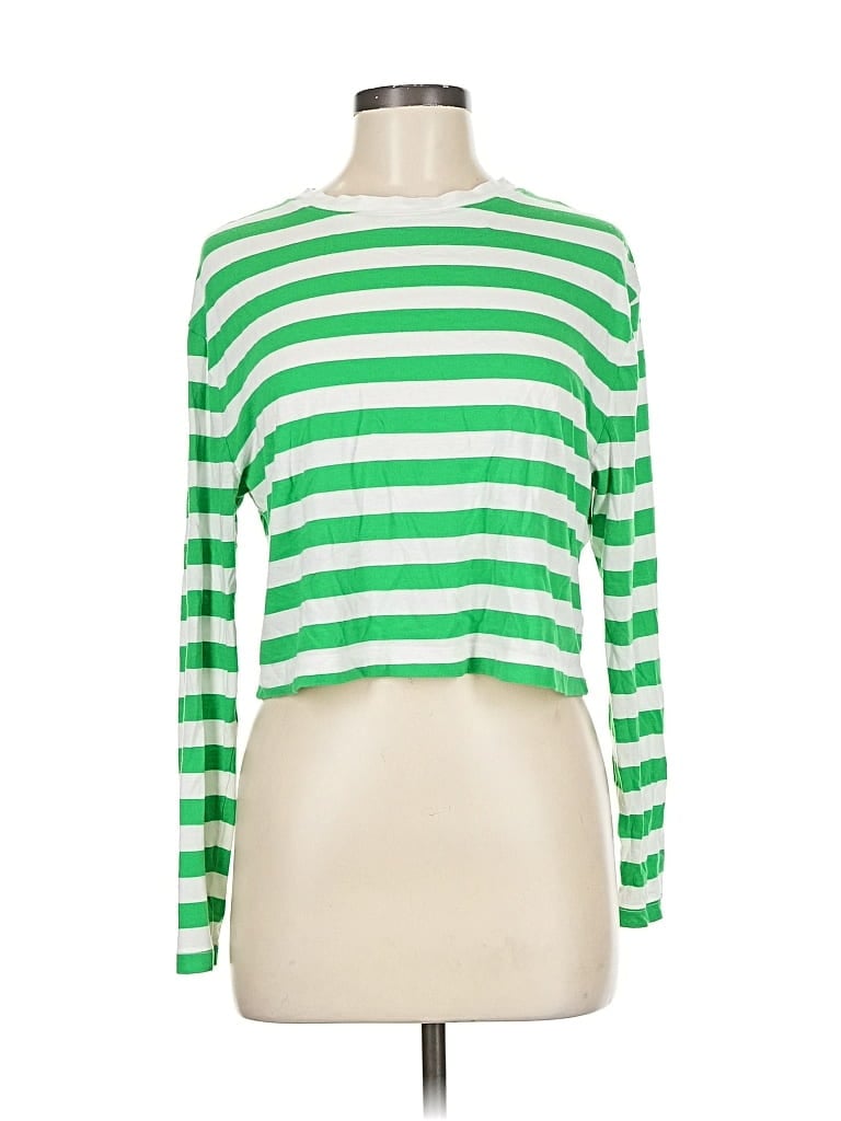 Pre-owned A New Day Long Sleeve T-shirt In Green