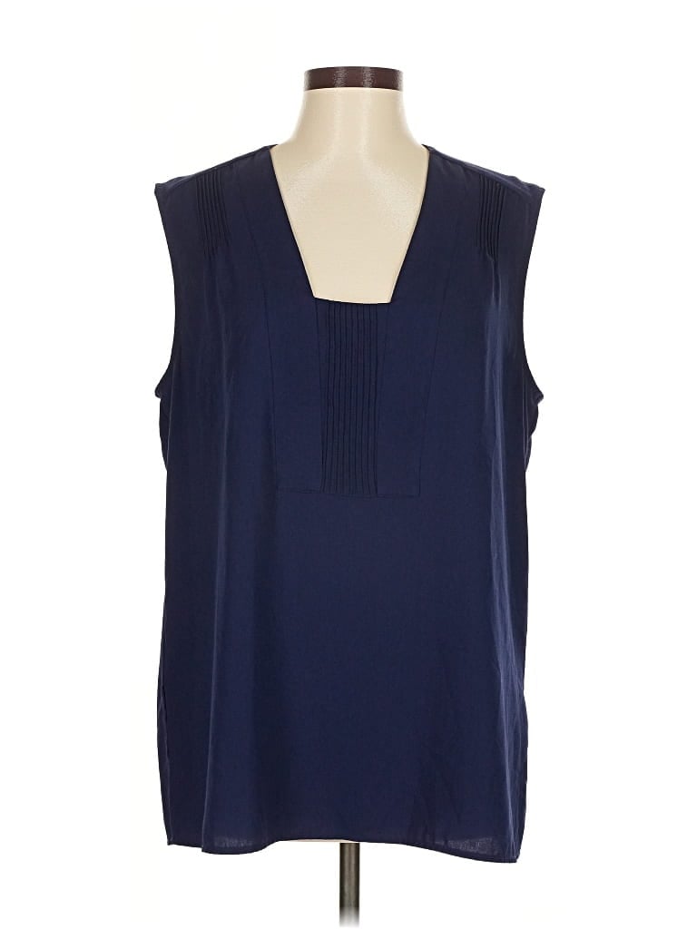 Pre-owned Derek Lam Sleeveless Blouse In Blue