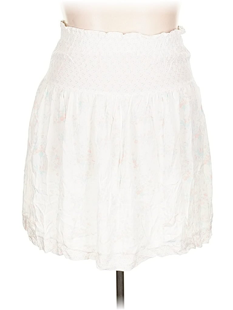 Pre-owned Assorted Brands Casual Skirt In White