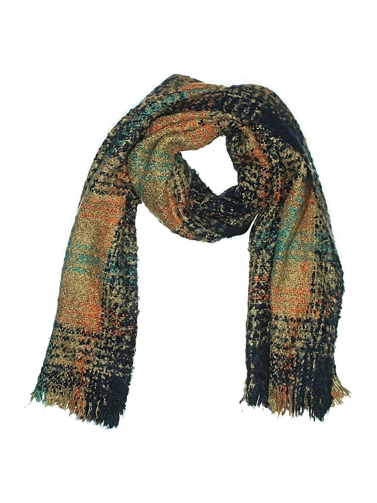 Pre-owned Saks Fifth Avenue Scarf In Brown