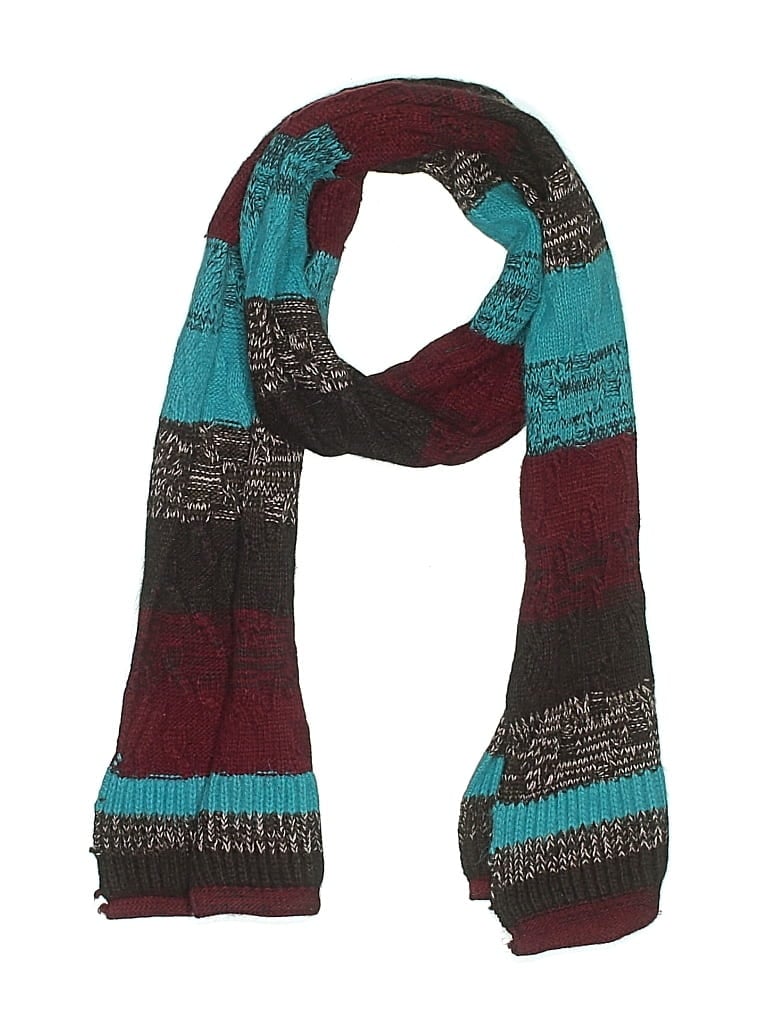 Pre-owned Unbranded Scarf In Burgundy