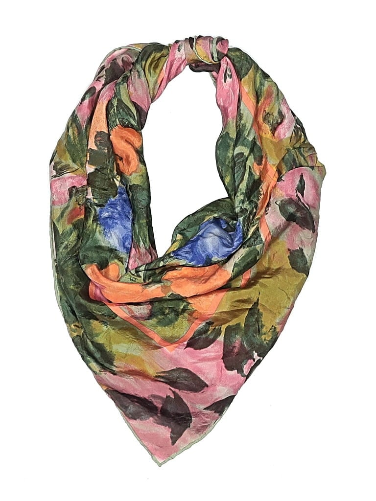 Pre-owned Express Scarf In Green