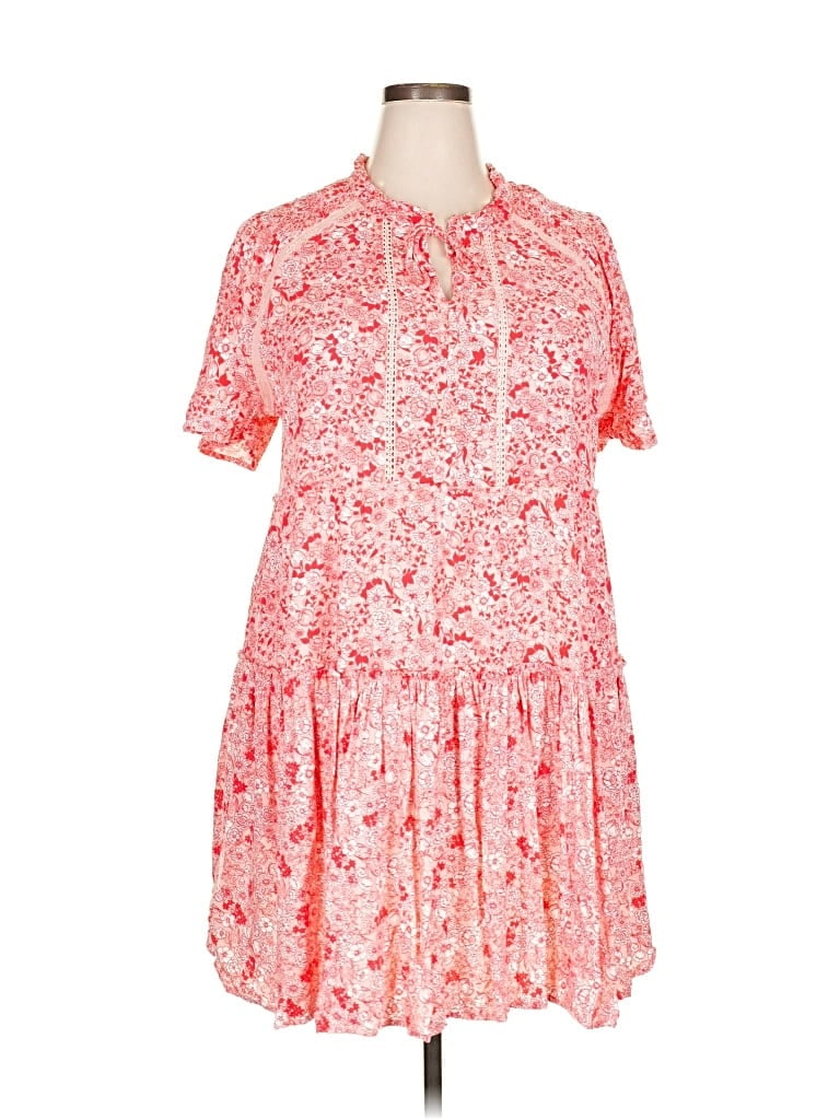 Pre-owned Wonderly Casual Dress In Pink