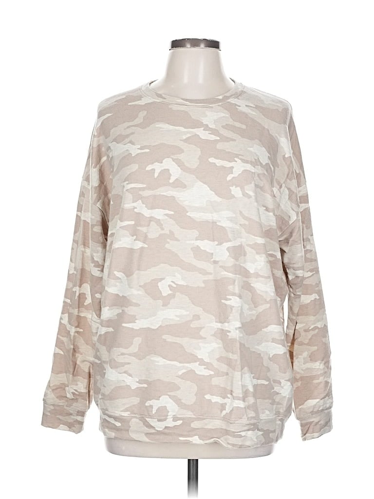 Pre-owned Athleta Sweatshirt In Brown