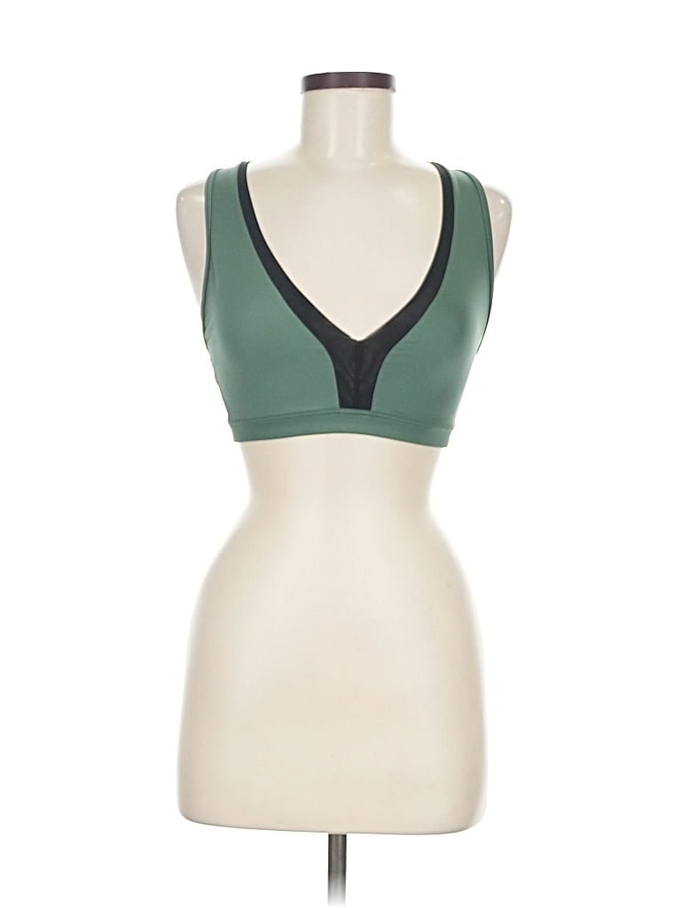 Pre-owned Victoria's Secret Sports Bra In Green