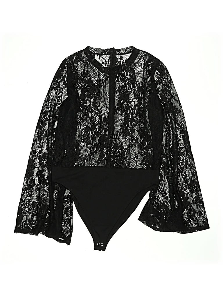 Pre-owned Good American Bodysuit In Black