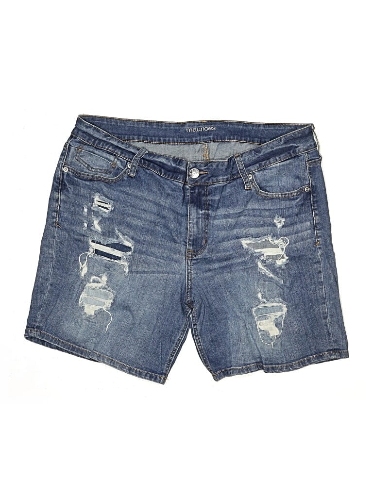Pre-owned Maurices Denim Shorts In Blue