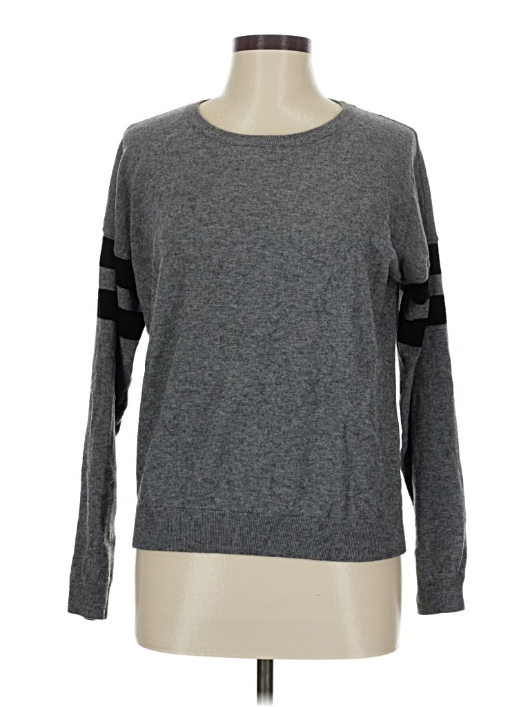 Pre-owned Brandy Melville Long Sleeve T-shirt In Gray