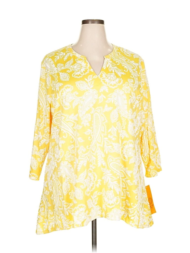 Ruby Rd. Long Sleeve Blouse In Multi