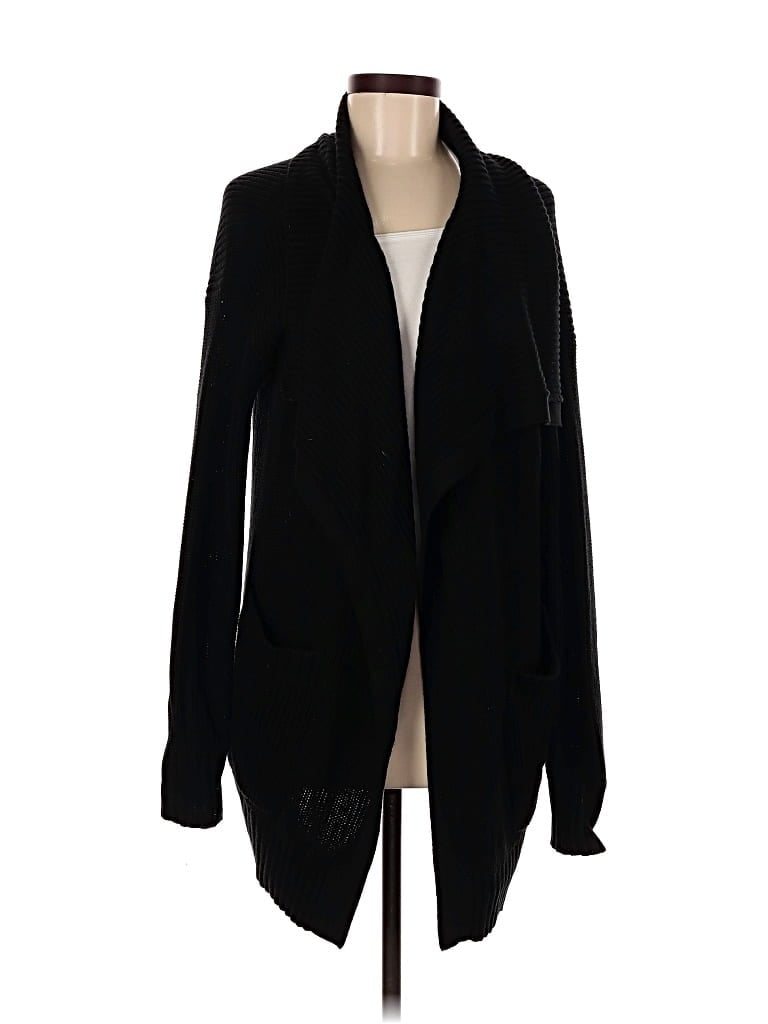 Pre-owned Splendid Cardigan Sweater In Black