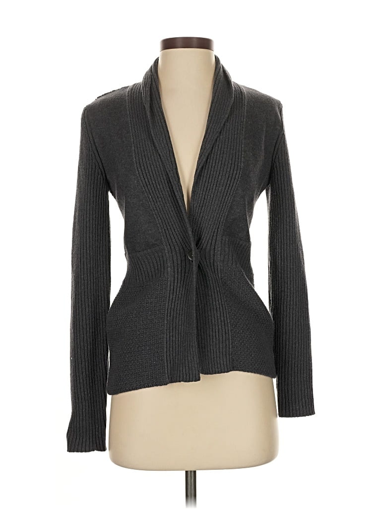 Pre-owned Max Mara Cardigan Sweater In Gray
