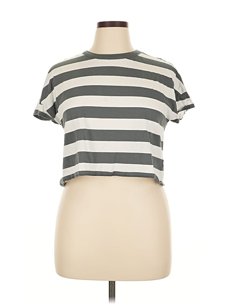 Pre-owned Majestic Filatures Short Sleeve T-shirt In Blue