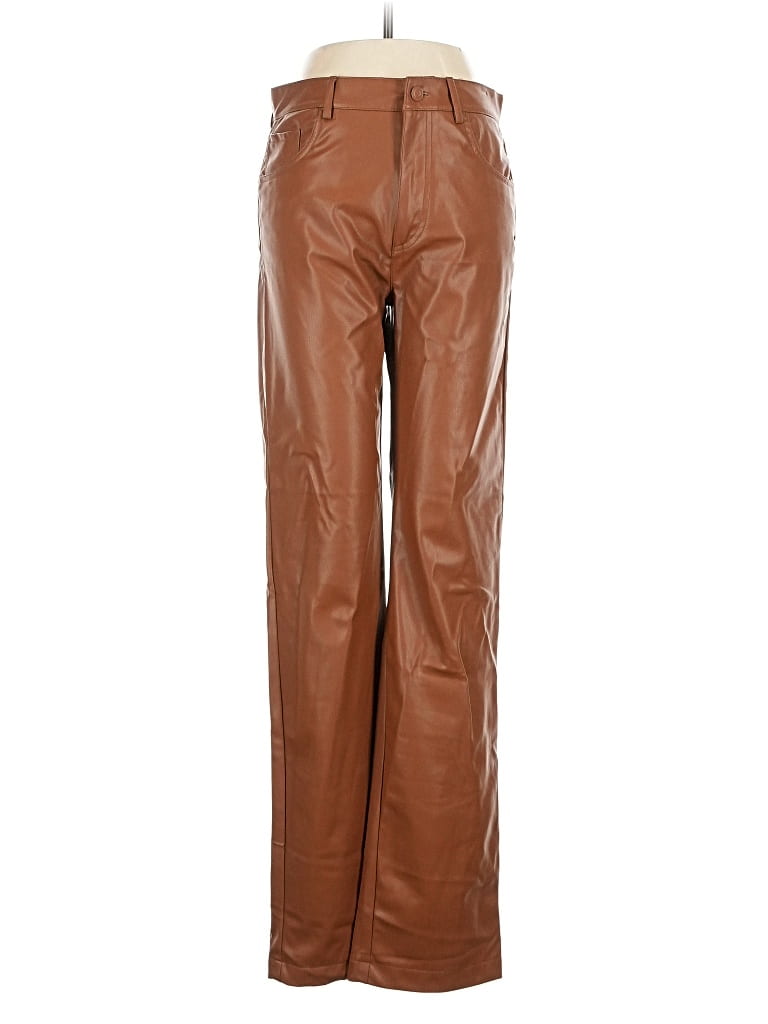 Pre-owned Zara Casual Pants In Brown