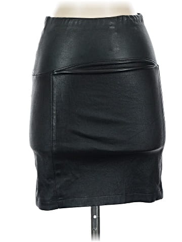 Maggie Ward Faux Leather Skirt (view 1)