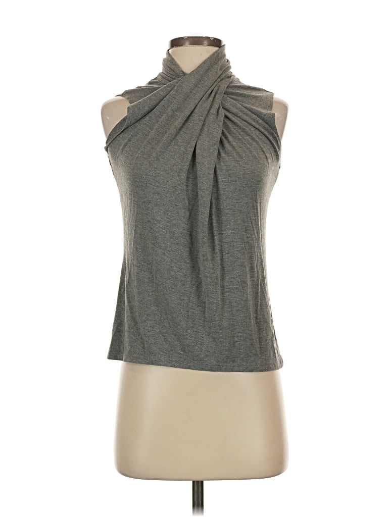 Pre-owned Elie Tahari Sleeveless Blouse In Gray