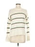 Joie Stripes Ivory Pullover Sweater Size M - photo 1