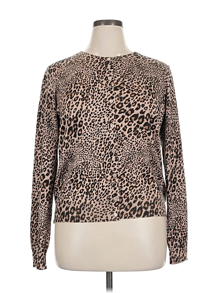 Pre-owned Time And Tru Pullover Sweater In Brown