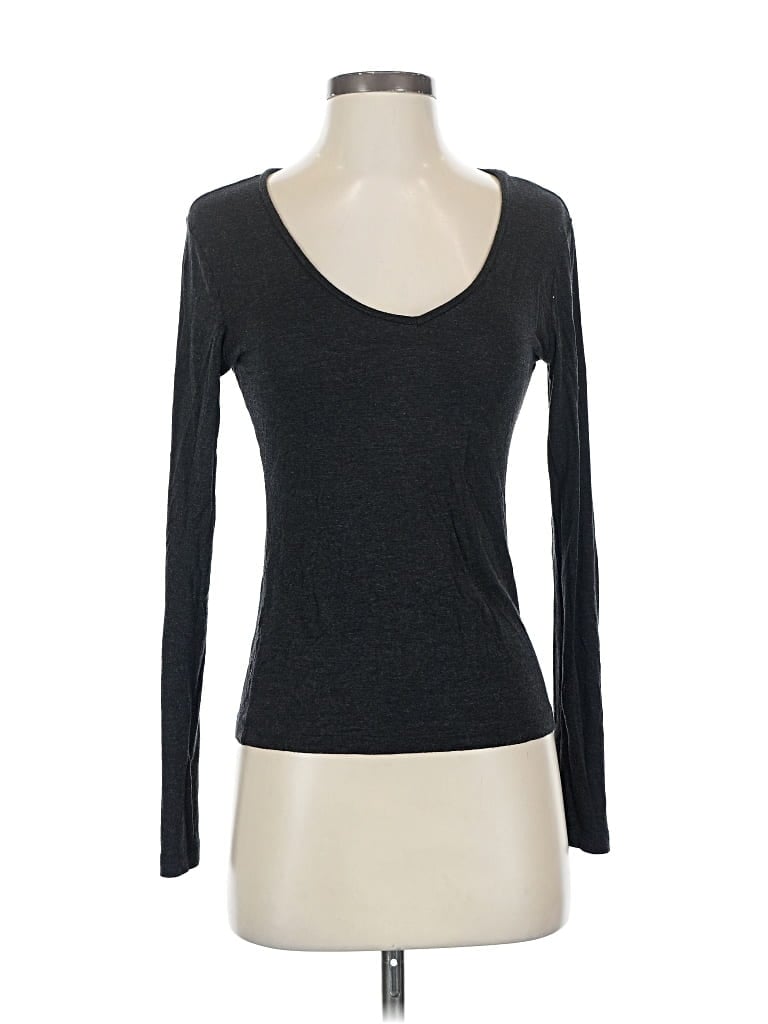 Pre-owned Stefanel Long Sleeve T-shirt In Gray