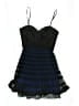 BCBGMAXAZRIA Plaid Blue Cocktail Dress Size 0 - photo 1