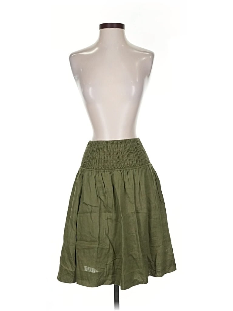 Pre-owned Atm Anthony Thomas Melillo Sleeveless Top Green Strapless Neckline Tops