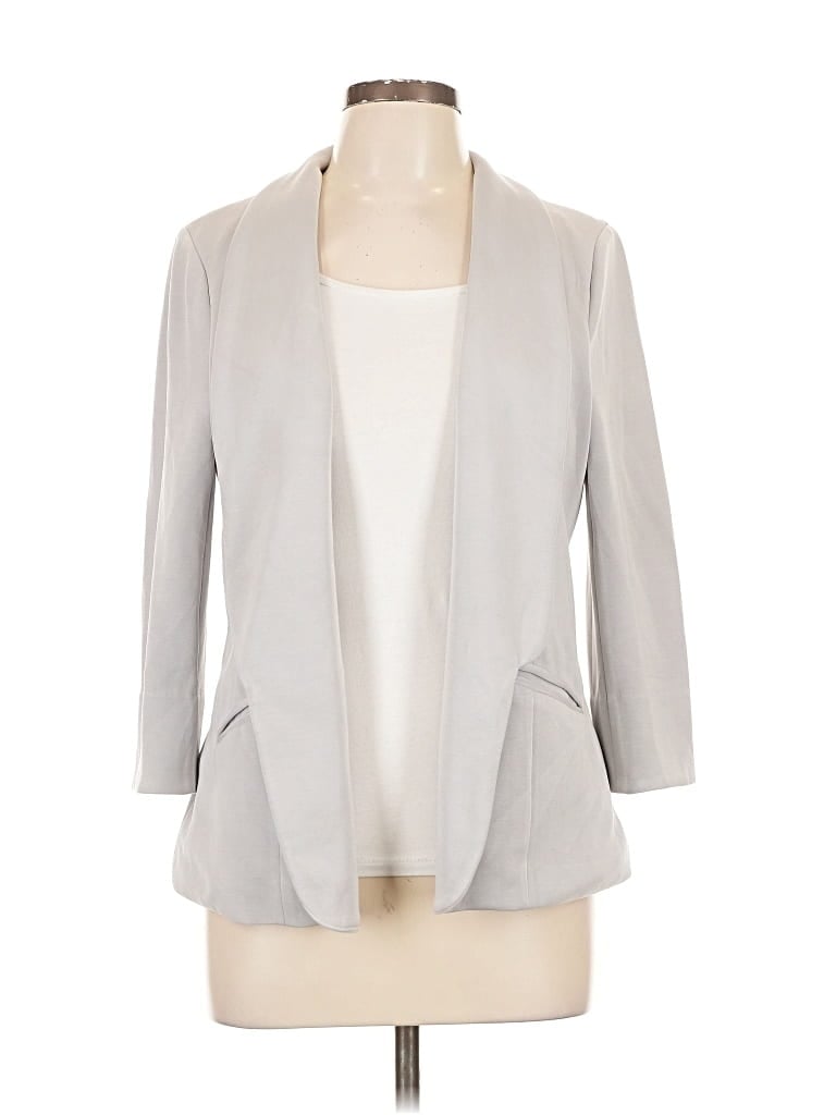 Pre-owned Skies Are Blue Blazer Jacket In Gray