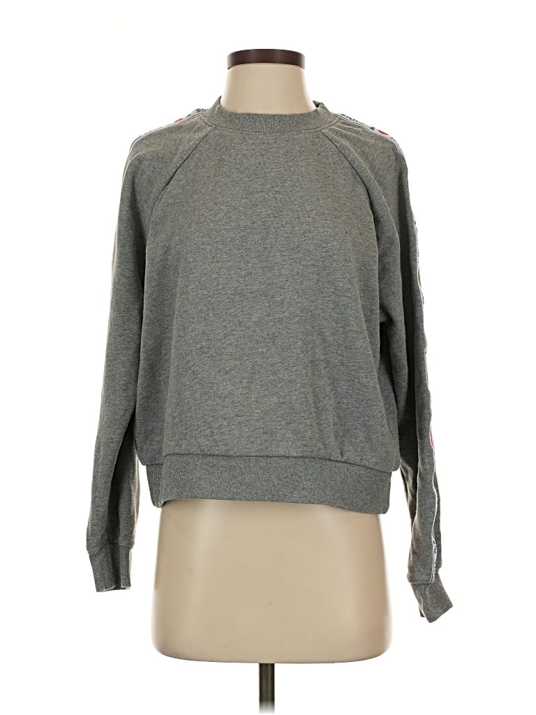 Pre-owned Vans Sweatshirt In Gray